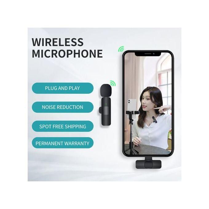 Sokany 3-in-1 Mini Dual Wireless Lapel Microphone – Plug & Play for iPhone, Android & Camera