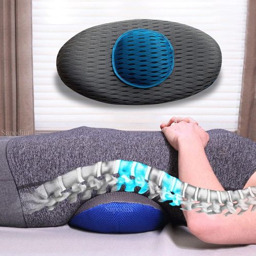 Comfy curve back support pillow