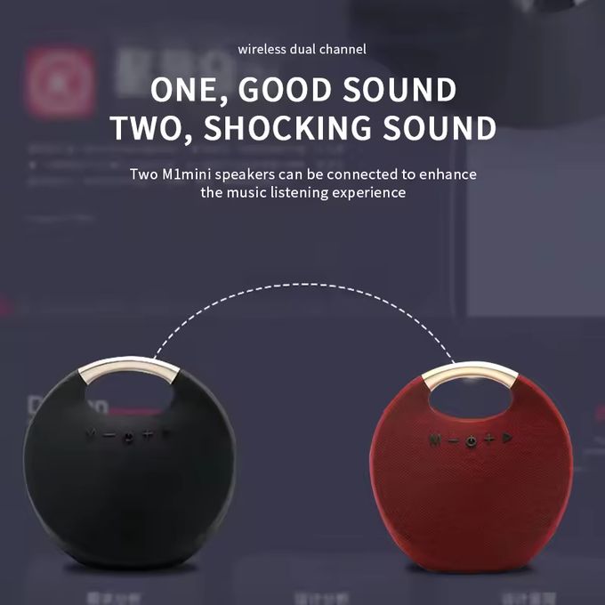 M1 Mini Portable Bluetooth Speaker – Wireless High-Quality Stereo Sound Speaker