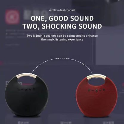 M1 Mini Portable Bluetooth Speaker – Wireless High-Quality Stereo Sound Speaker