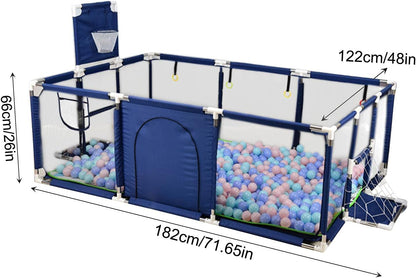 Portable Baby Ball Pit Tent Playpen Play Fence Baby Playpen