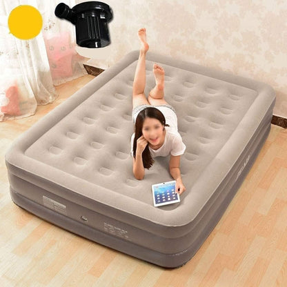Inflatable Queen Size Airbed Air Mattress with in built Pump
