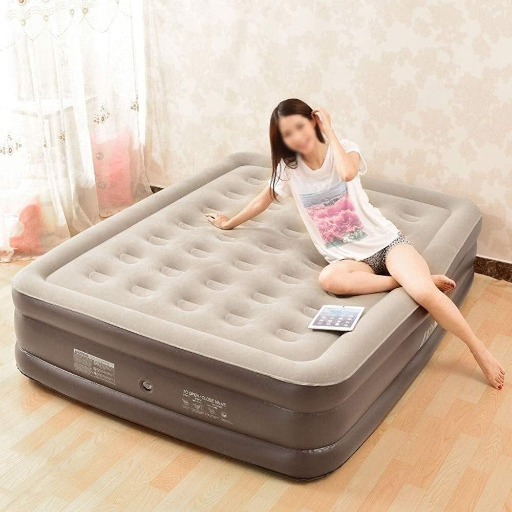 Inflatable Queen Size Airbed Air Mattress with in built Pump