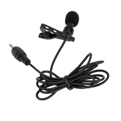 Lapel Microphone – 3M Long Cable Clip-On Mic for Cameras, Smartphones & Laptops