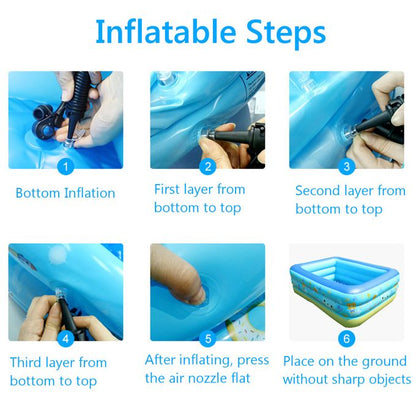 Inflatable Swimming Pool For Baby Kid Adult Paddling Pool