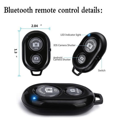 12-Inch LED Ring Light with Adjustable 210 mm Tripod Stand, Wireless Lapel Microphone & Bluetooth Remote