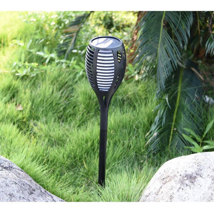 33 LED Solar Flame Lamps – 4 PCS Outdoor Waterproof Torch Lights for Garden & Pathway Decor