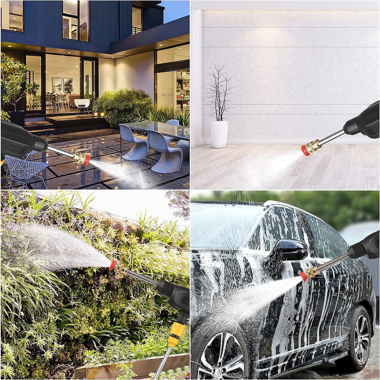 Cordless 48V Electric Car Pressure Washer Power Washer with Accessories