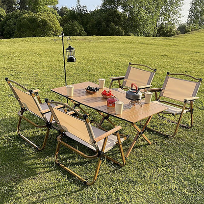 Portable Foldable Kermit Chair, Outdoor Chair, Resort Chair, Compact, Foldable, Camping Chair, Easy Assembly, Backrest, Low Style, Leisure Chair