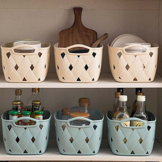 Diamond embossed storage