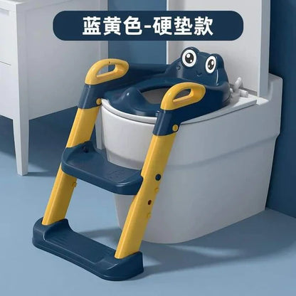 Kids Toilet Training Seat with Ladder Adjustable Toddler Potty Chair for Toilet Training