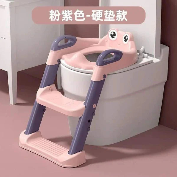 Kids Toilet Training Seat with Ladder Adjustable Toddler Potty Chair for Toilet Training