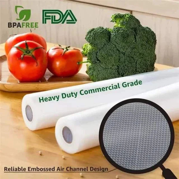 2 pcs Vacuum sealer Rolls 28cm X500cm