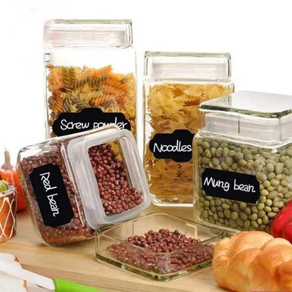 Re- usable jar stickers set of 80+ free Pen