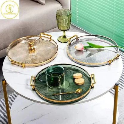 Multifunctional Round Storage Tray