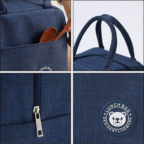 Portable insulated lunch bag