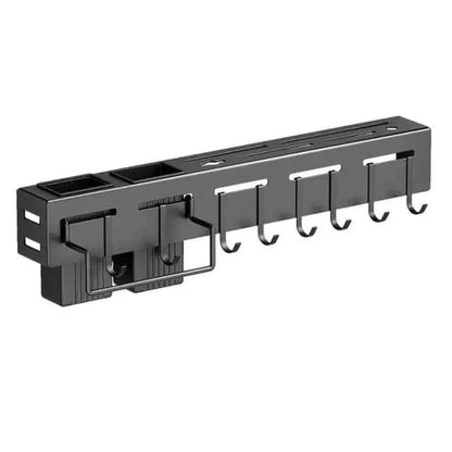 Wall mounted punch free home organization