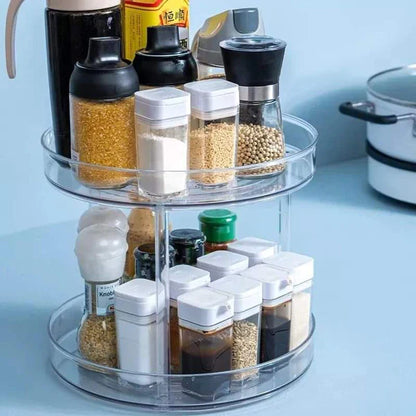 3 layer 360 Rotation Cabinet Turntable Organizer/Lazy Susan