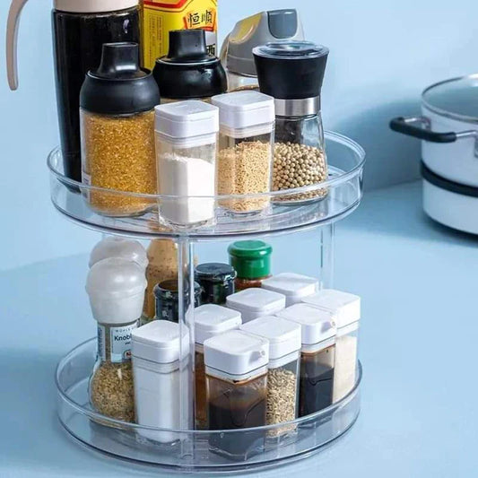 3 layer 360 Rotation Cabinet Turntable Organizer/Lazy Susan