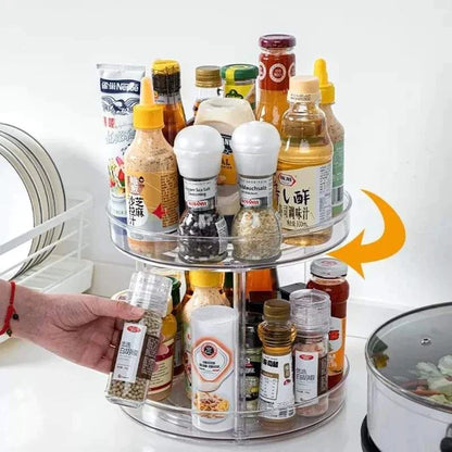 3 layer 360 Rotation Cabinet Turntable Organizer/Lazy Susan