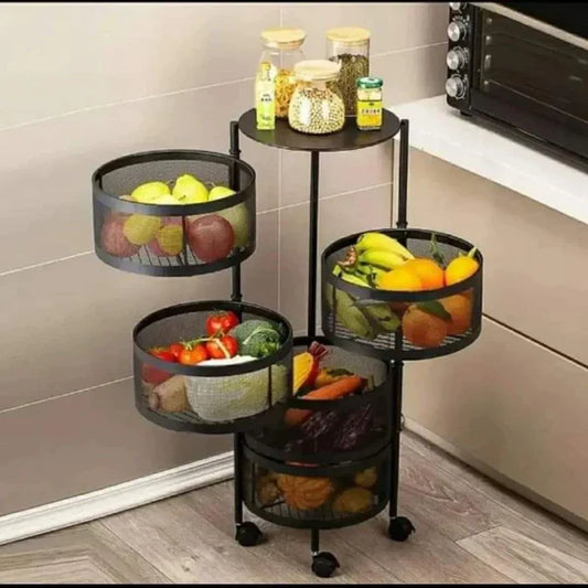 5Tier Rotating Kitchen Rack