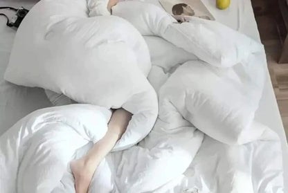 Plain White Cotton Duvet 6*7, Comfortable Sleep Quilt Bedding