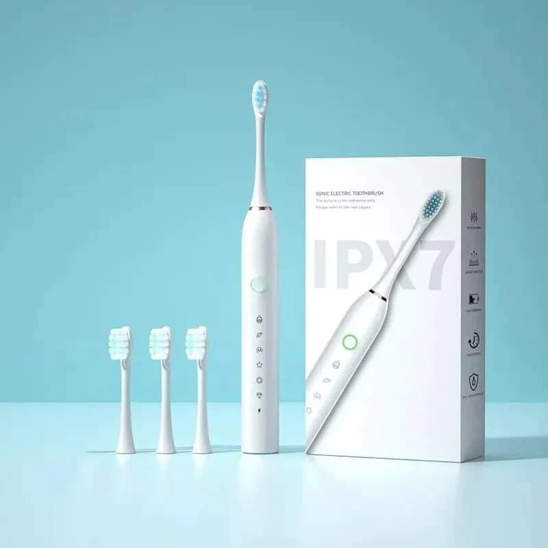 Electric toothbrush with 3replacement heads