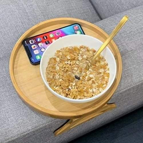 Bamboo Sofa Armrest Tray