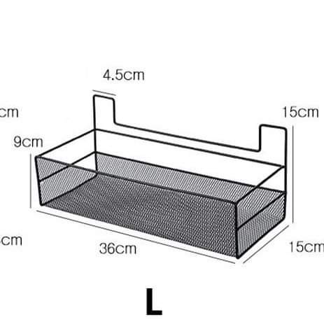 Wall-mounted bathroom shelf with hooks