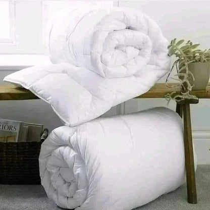 Plain White Binded Cotton Duvet