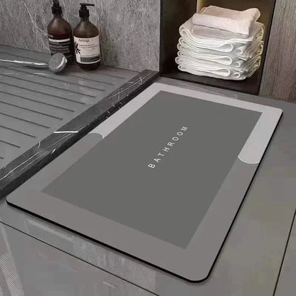 Large Super Absorbent Rectangular Bathroom Mat