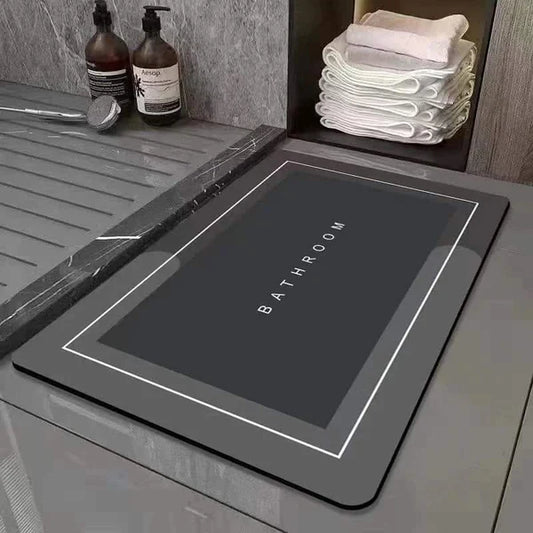 Large Super Absorbent Rectangular Bathroom Mat