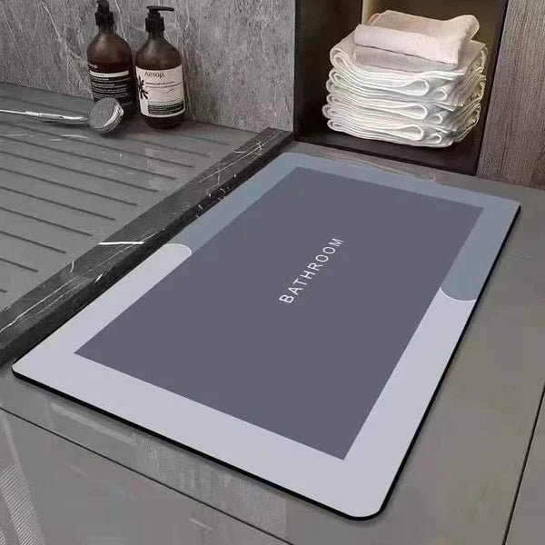 Large Super Absorbent Rectangular Bathroom Mat