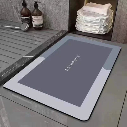 Large Super Absorbent Rectangular Bathroom Mat