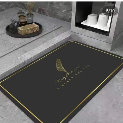 Large Super Absorbent Rectangular Bathroom Mat