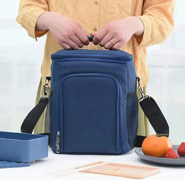 Premium 2 compartment insulated lunch bag large capacity