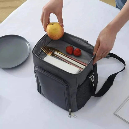 Premium 2 compartment insulated lunch bag large capacity