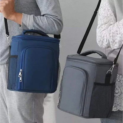 Premium 2 compartment insulated lunch bag large capacity