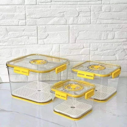 3pcs Set Stackable multipurpose Food Storage container Organizers