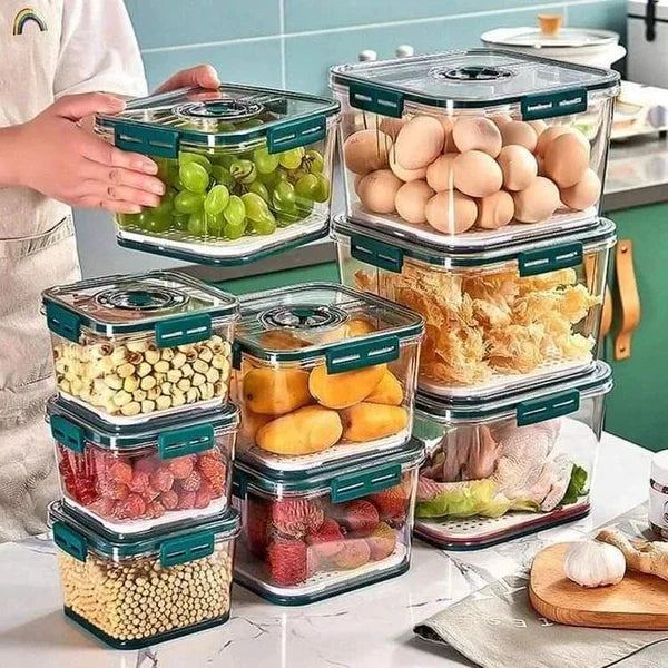 3pcs Set Stackable multipurpose Food Storage container Organizers