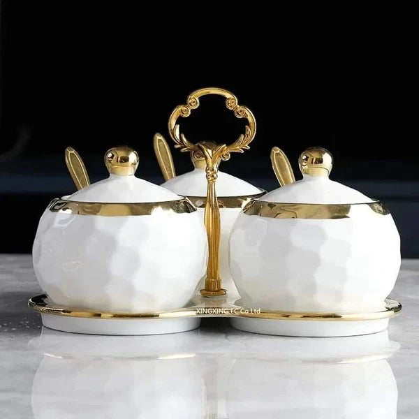 3pcs Ceramic Cannister set