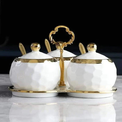 3pcs Ceramic Cannister set