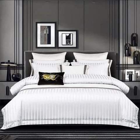 Luxury Cotton Colored Satin Duvet cover 7*8