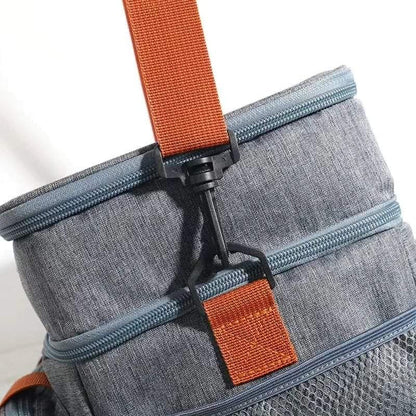 Double Compartment Insulated Lunch bag