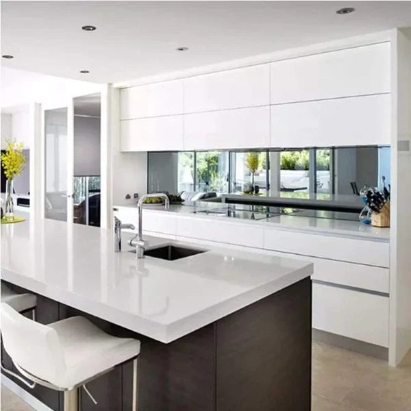 10M Self-adhesive plain white contact wallpaper