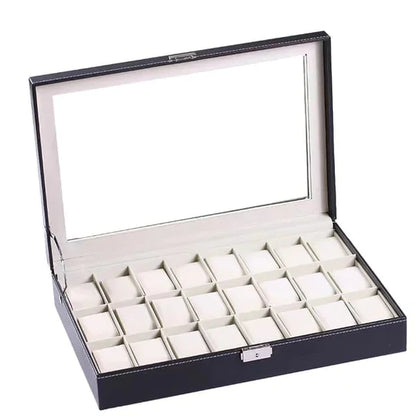 Leather watch case