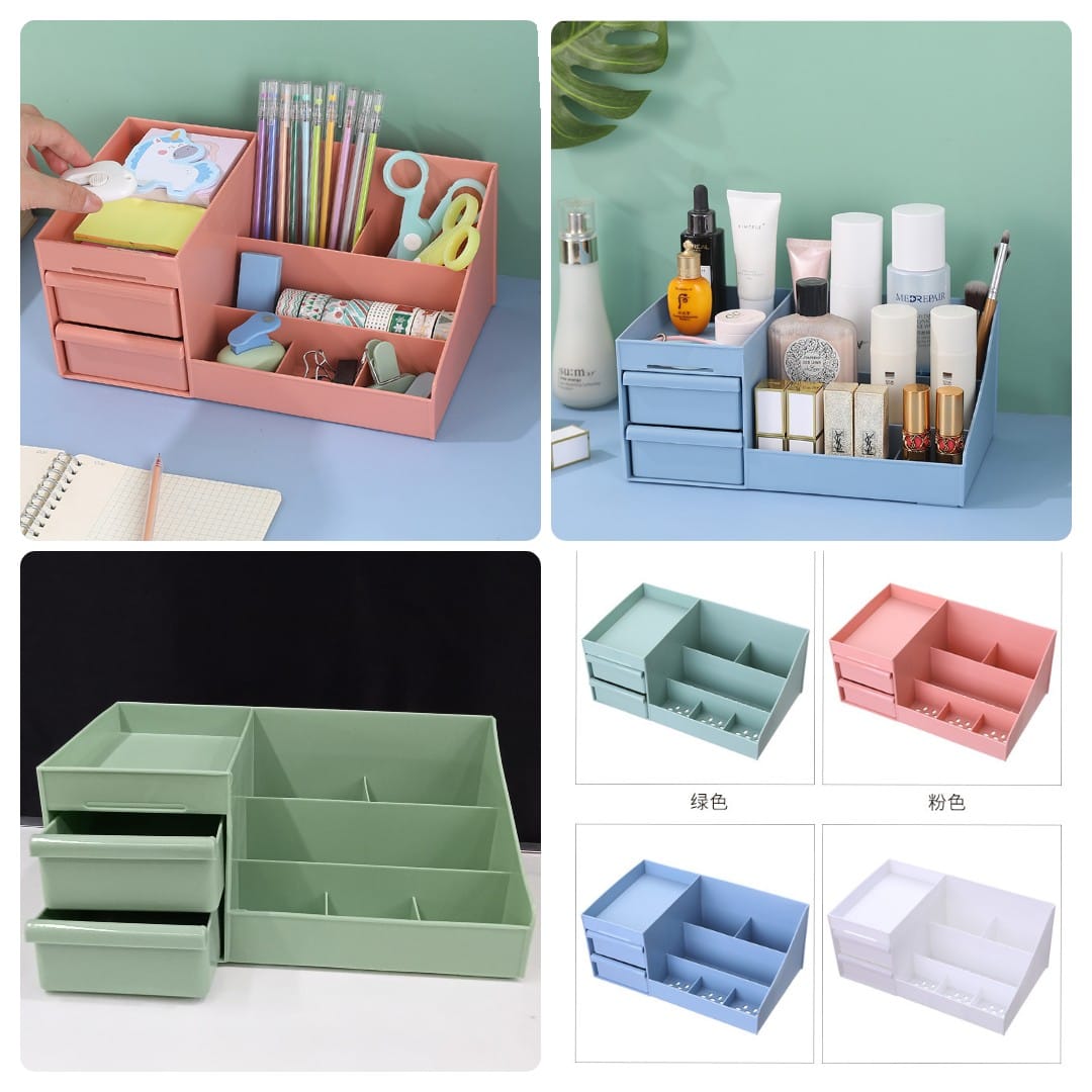 Plastic make up organiser