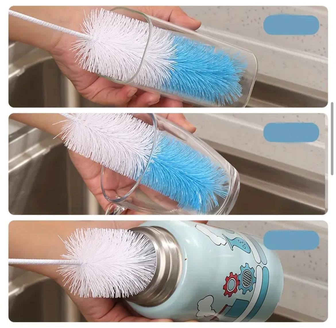 5 Pcs Long Bottle Brush Cleaner set