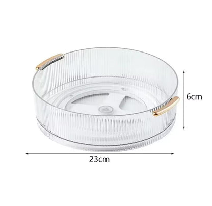 Acrylic multipurpose rotating of organizer/turntable.
