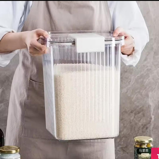 Acrylic big size cereal container Size